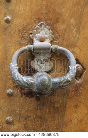 Old And Ancient Knocker In The City Of Uzes