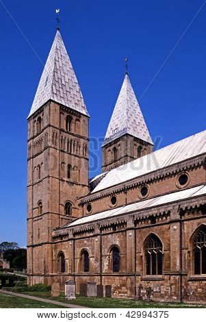 Kostel, Southwell, Anglie.