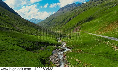 Amazing Scenery At Timmelsjoch High Alpine Road Called Passo Rombo In Austria - Travel Photography B