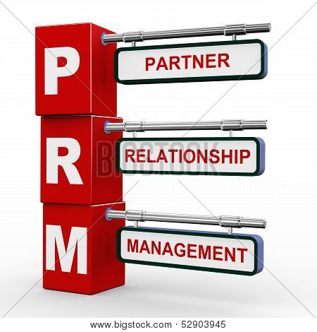 3D Modern Signboard Of Prm