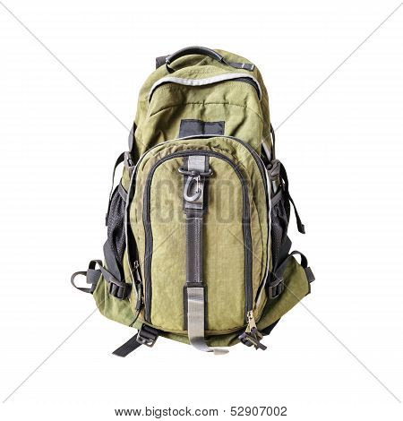 Backpack Isolated W/ Path