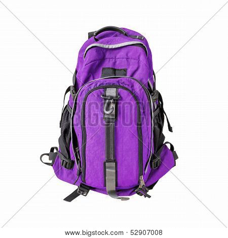 Backpack Isolated W/ Path