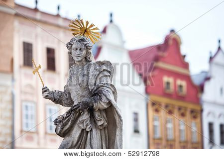 Telc. Sculpture