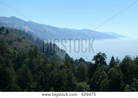 Grandes montanhas de Califórnia Sur