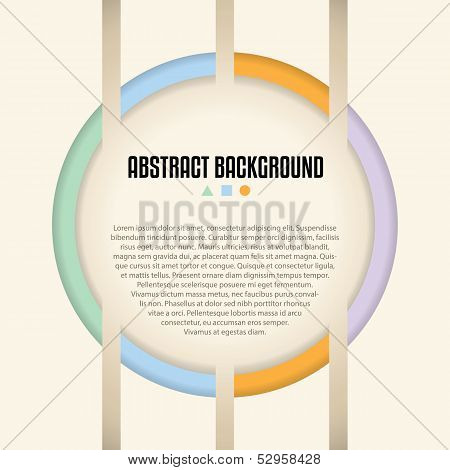 Abstract Background Design With Shaps And Colors Ideal For Advertising
