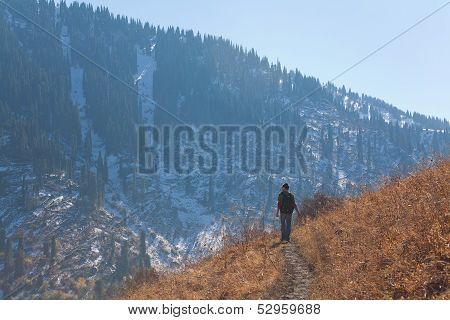 Autumn in Kazakhstan mountains