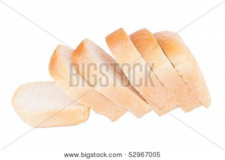 Sliced white bread