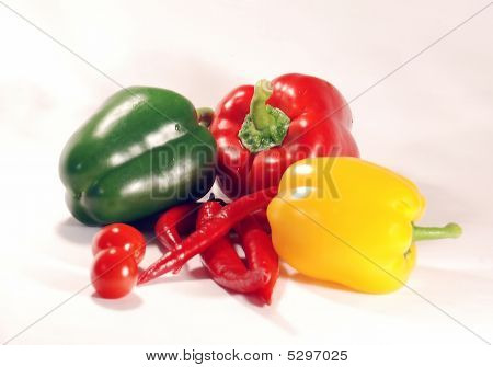 Paprika Mix a Cherry rajčat
