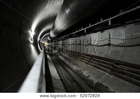 Construction Of Metro Tunnel