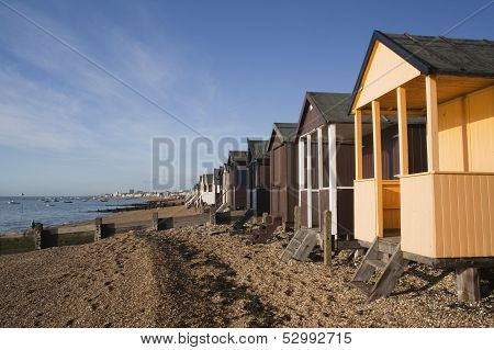 Beach Huts, Thorpe Bay, Essex, England
