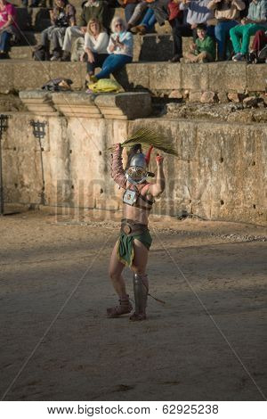 Samnita Gladiator With Victory Palm
