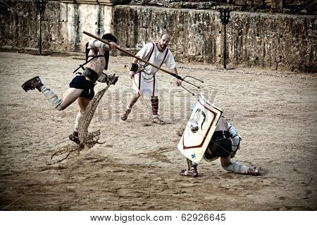 Retiarius Gladiator Jump