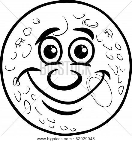 Man In The Moon Coloring Page