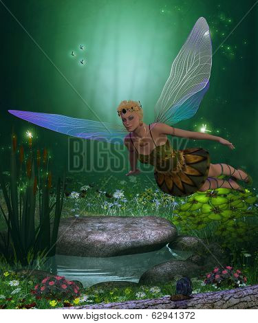 Fairy In Flight