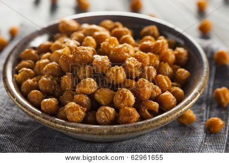 Healthy Roasted Seasoned Chick Peas