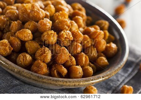 Healthy Roasted Seasoned Chick Peas