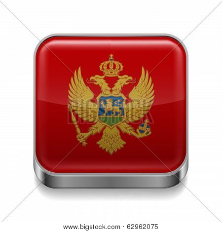Metal  icon of  Montenegro