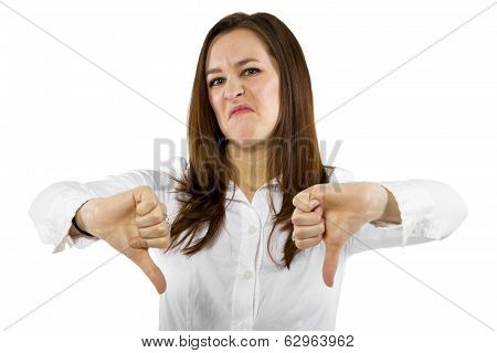 Student on White BG