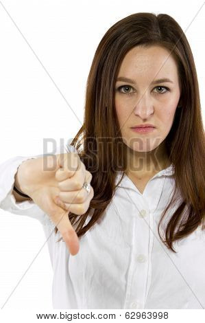 Student on White BG