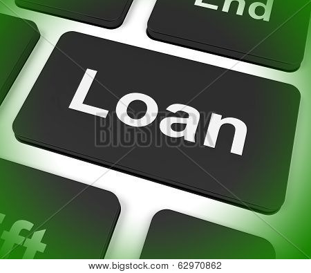 Loan Key Means Lending Or Providing Advance