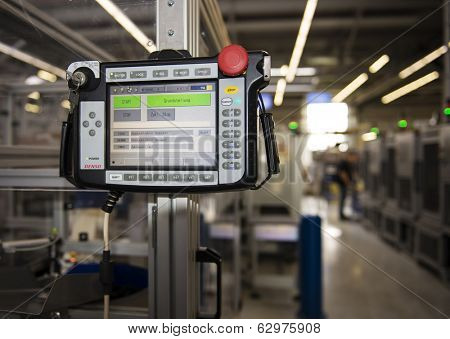 WINNENDEN, GERMANY - MARCH 01, 2014:  Machine-building plant of the company Karcher 