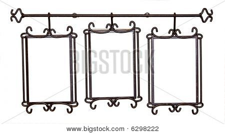 antikes goldener Rahmen