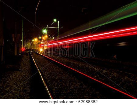 Train Lights Trail