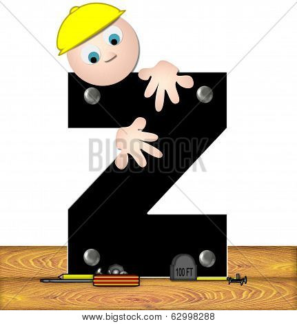 Alphabet Construction Worker Z