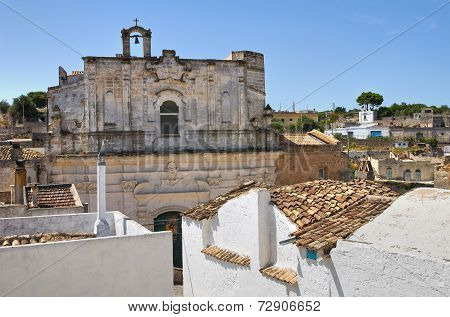 Panoramic view of Laterza. Puglia. Italy.