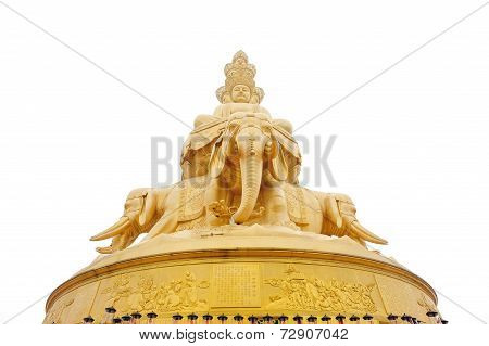 Buddha statue on top of emei mountain