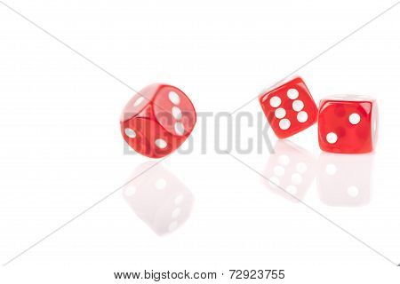 Three Bouncing Dice