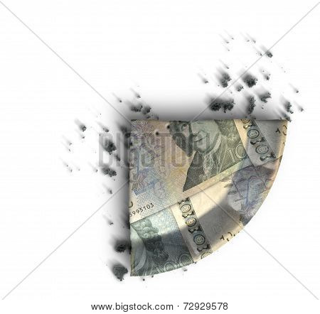 Slice Of Swedish Kronor Money Pie