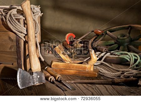 Still Life With Old Tools