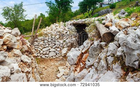Foxhole, World War One
