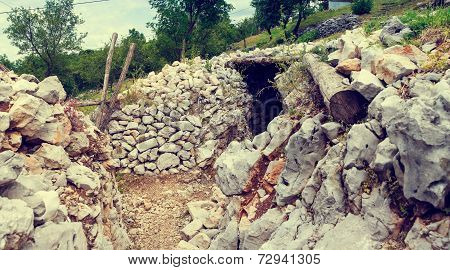 Foxhole, World War One