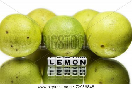 Text Message On Lemons