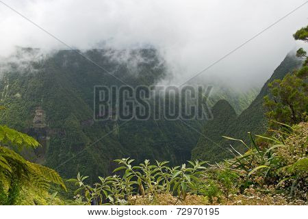 Waterfall in Reunion