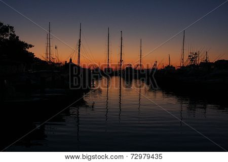 Nantucket Harbor sunrise