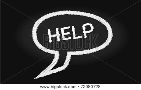 Help Speech Bubble