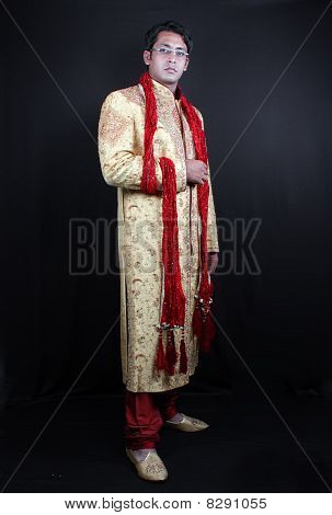 Sherwani 인도 남자