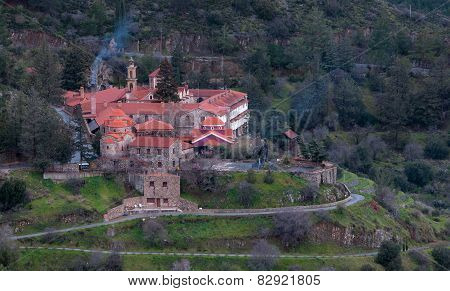 Famous Orthodox Monastery Of Machairas In Cyprus