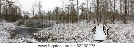 Frozen Lake Panorama