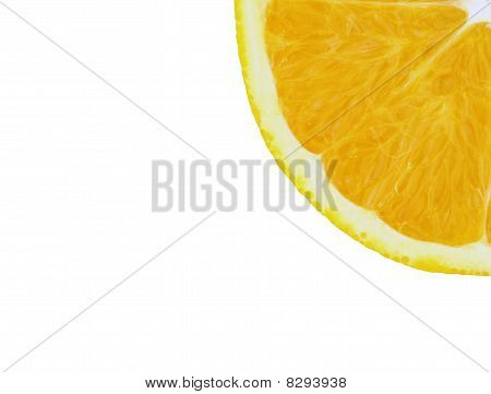 in Scheiben orange