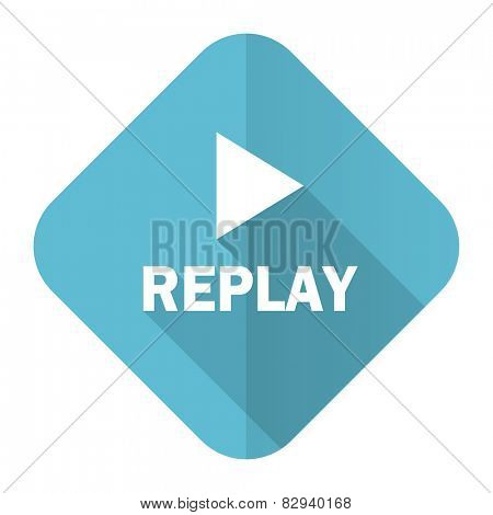 replay flat icon 