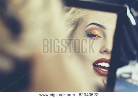 Beautiful Face In The Mirror
