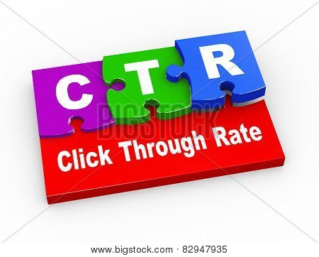 3D Ctr Puzzle Pieces Illustration