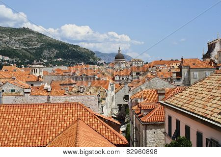 Roofs Of Dubrovnic, Croatia