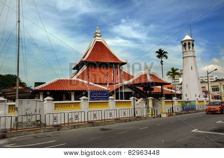 Masjid Kampung Hulu in Malacca, Malaysia