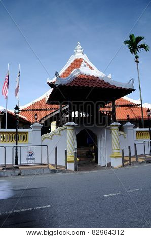 Masjid Kampung Hulu in Malacca, Malaysia