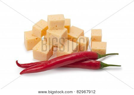 Cheese And Chili Peppers